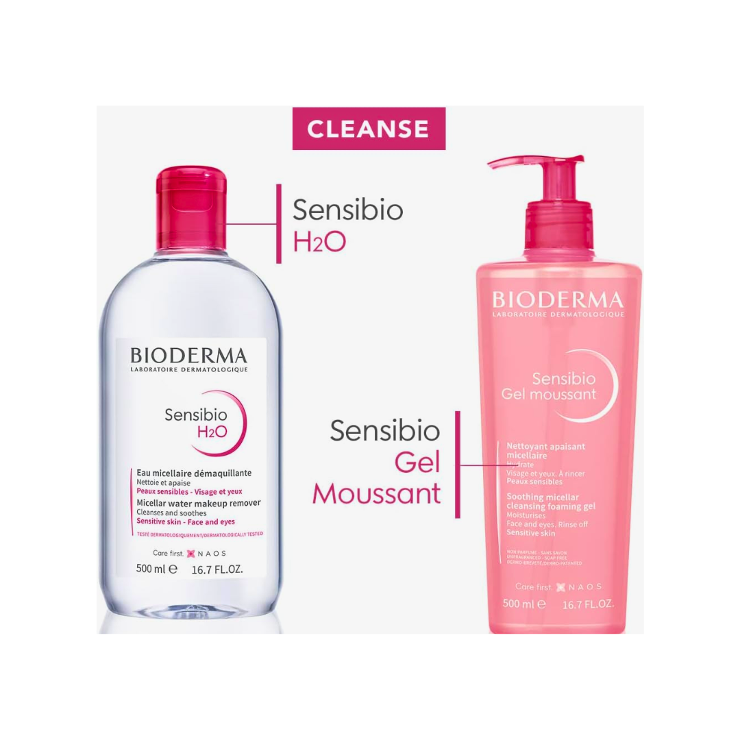 BIODERMA Sensibio H2O Micellar Water 500ml | Makeup Remover - Kodomo store