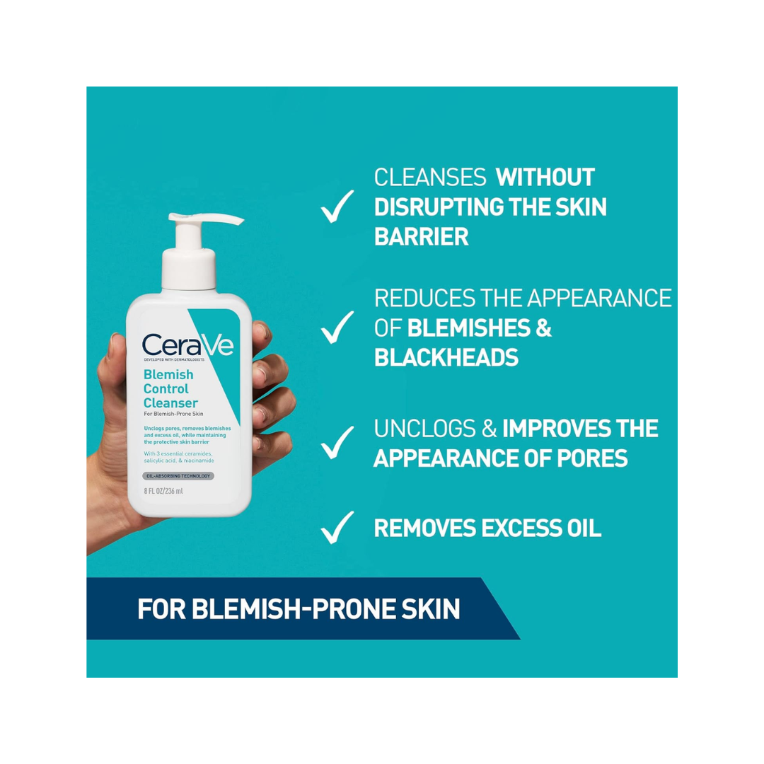 CeraVe Blemish Control Cleanser – 236ml - Kodomo store