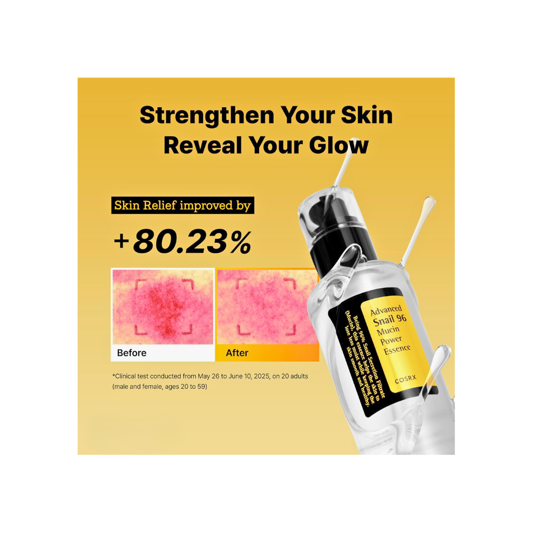 Cosrx, Advanced Snail 96 Mucin Power Essence , 3.38 Fl Oz (100 ml) - Kodomo store