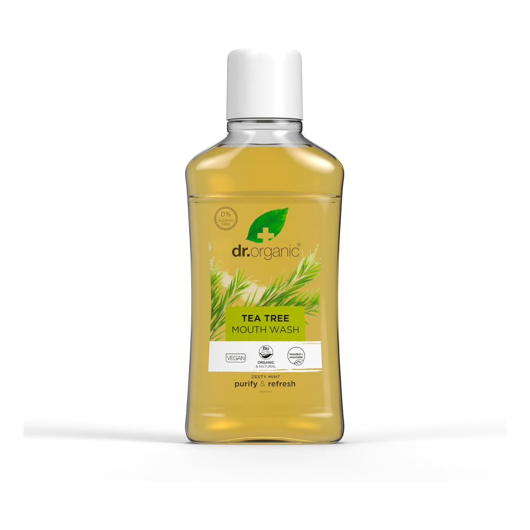 Dr.Organic Tea Tree Mouthwash – 500ml - Kodomo store
