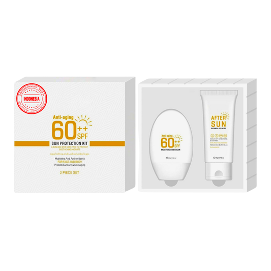 Dr. Rashel Sunscreen SPF 60++ Travel Kit – UV Protection for Face & Body