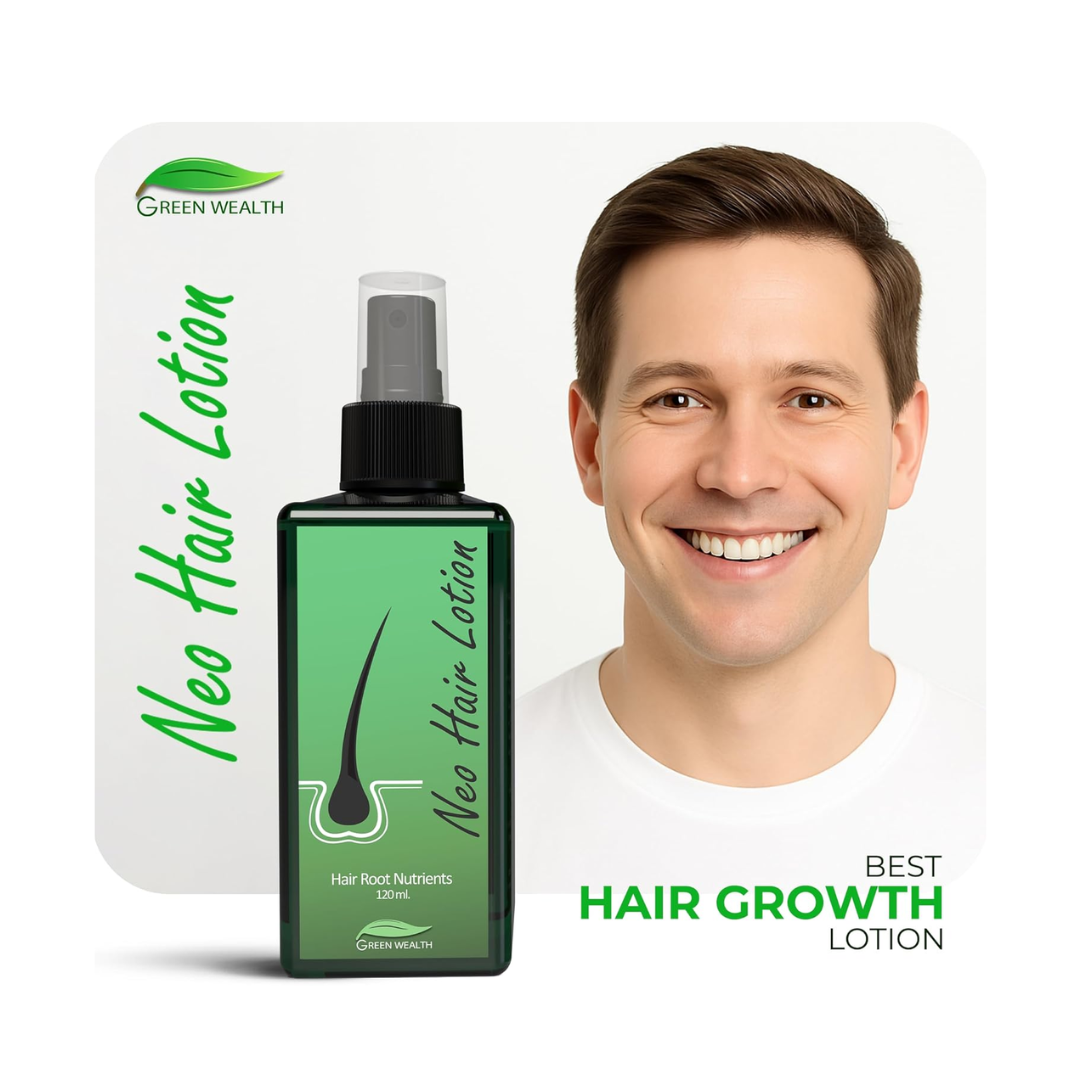 Green Wealth Neo Hair Lotion – Hair Regrowth & Fall Control (120ml) - Kodomo store