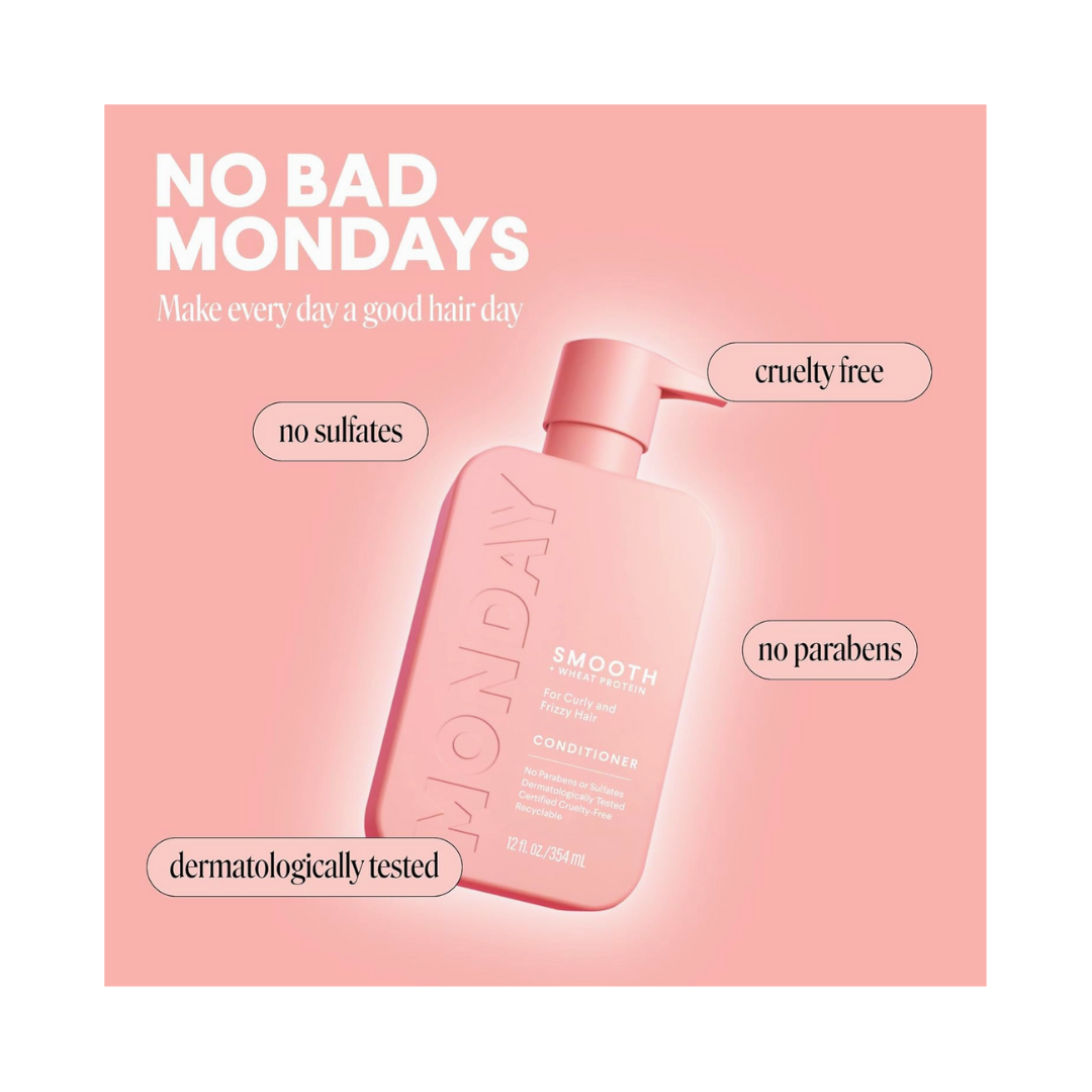 MONDAY Haircare Smooth Conditioner – Frizz Control, 12oz - Kodomo store