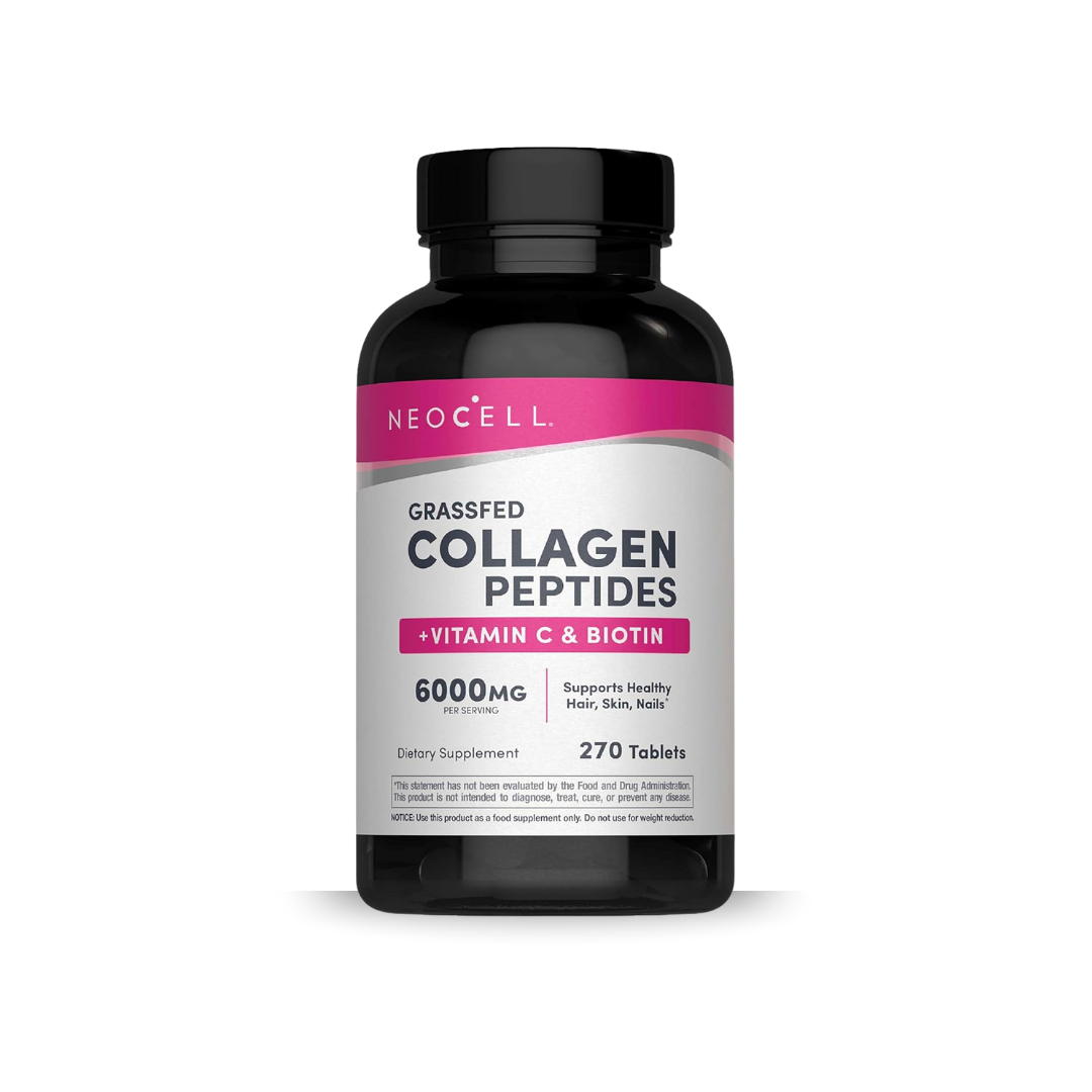 NeoCell Super Collagen Peptides + Vitamin C & Biotin, 270 Tablets - Kodomo store