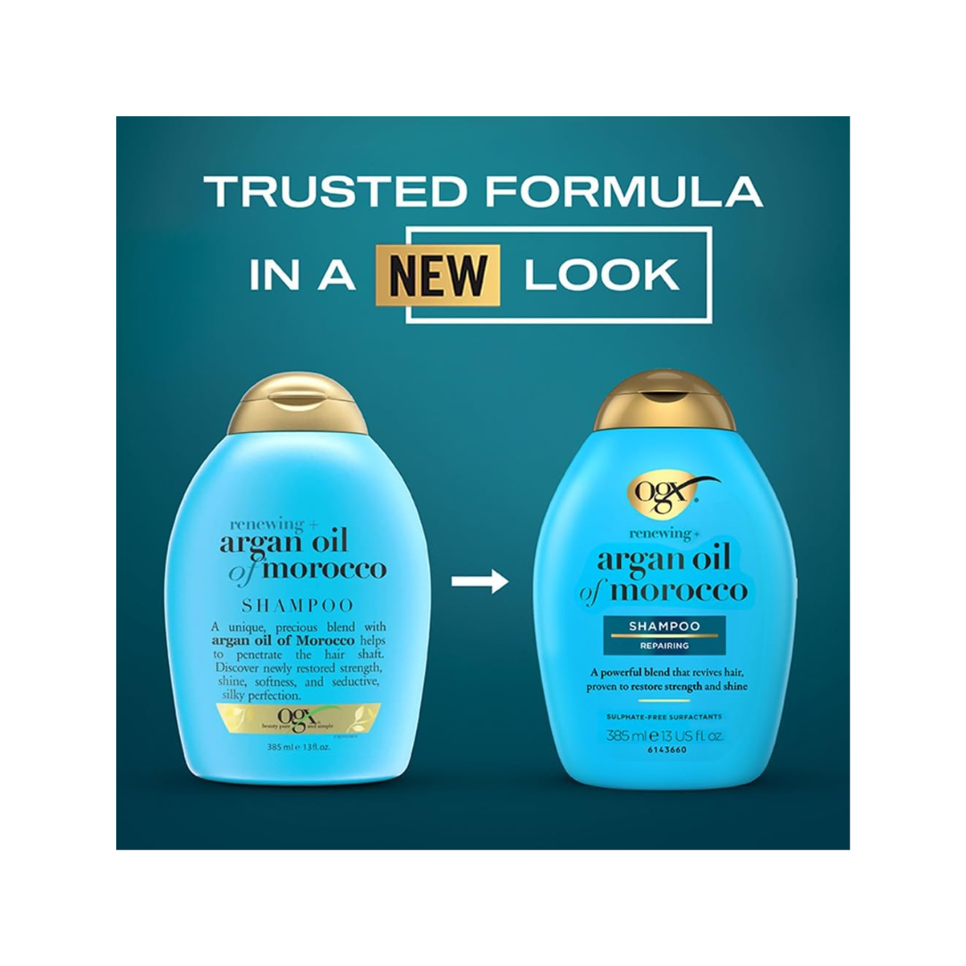 OGX Argan Oil of Morocco Sulfate-Free Shampoo 385ML - Kodomo store