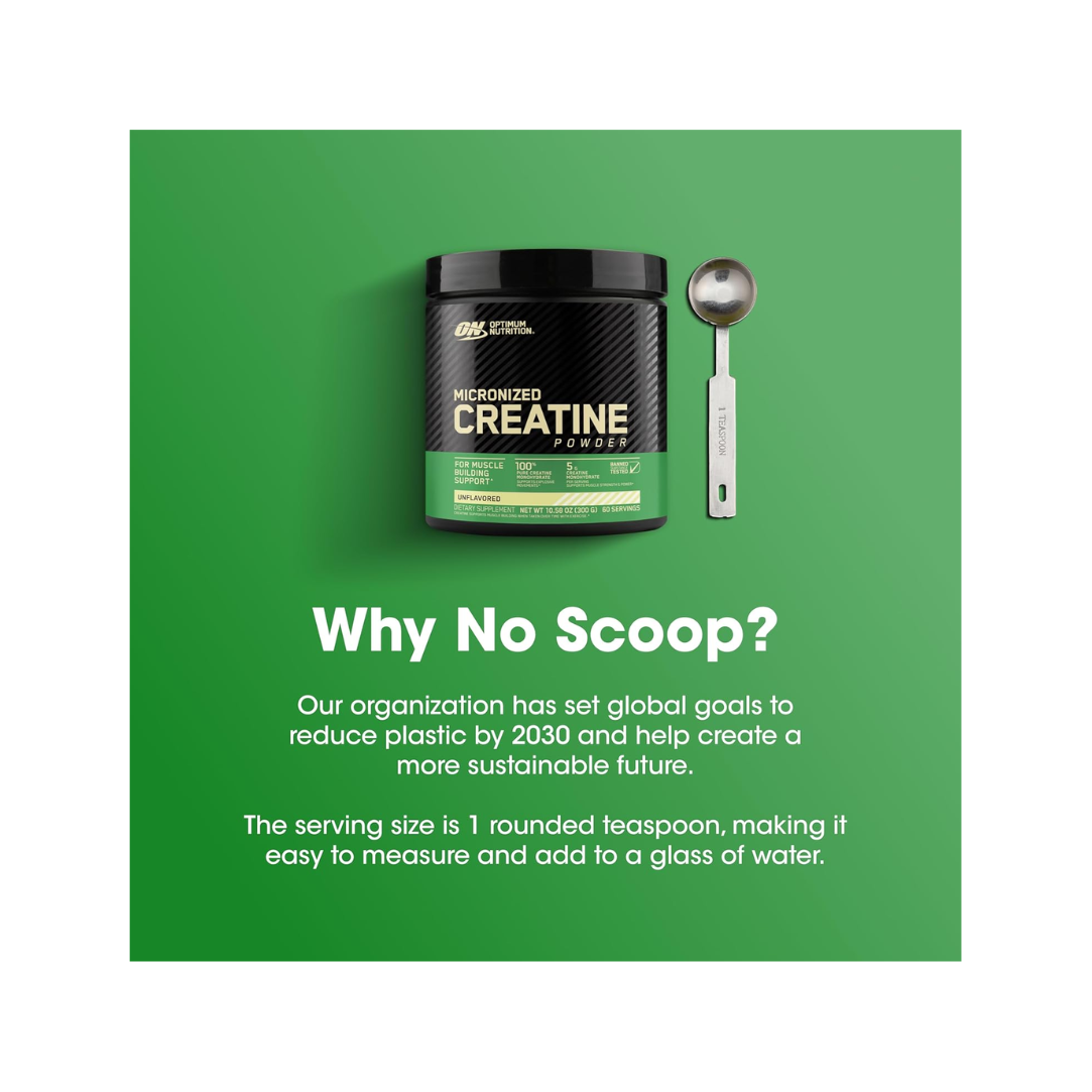 Optimum Nutrition Creatine Powder – 300g Micronized Formula - Kodomo store