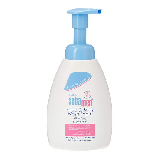 Sebamed Face & Body Wash Foam – Ultra-Gentle Cleanser (400ml) - Kodomo store