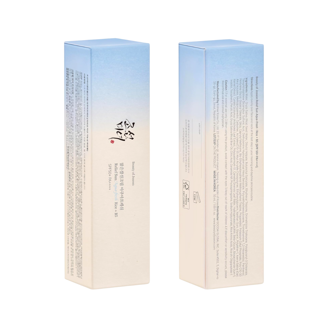 Beauty of Joseon Relief Sun: SPF50+ Sunscreen for Sensitive Skin