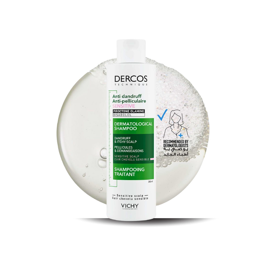 Vichy Dercos Anti-Dandruff Shampoo Sensitive Scalp 200ml - Kodomo store