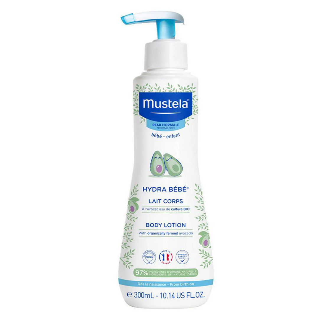 Mustela Hydra Bebe Body Lotion – Daily Moisture with Avocado, 300 ml