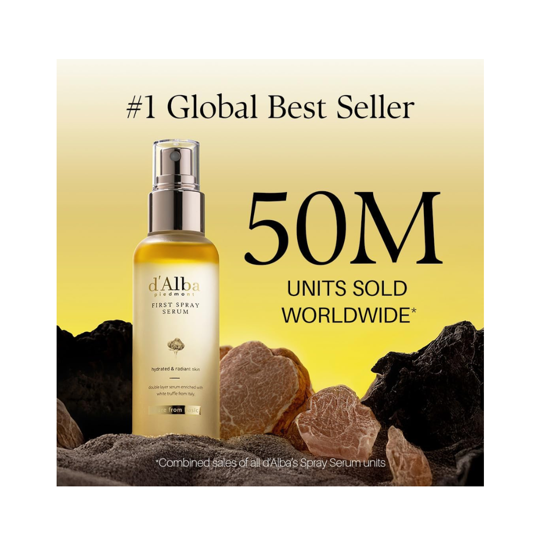 d'Alba First Spray Serum – White Truffle Glow Mist 100ml - Kodomo store