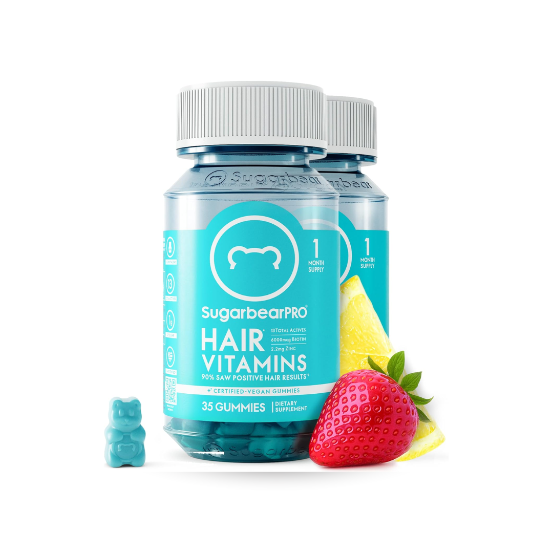 Sugarbear Pro Hair Vegan Gummies – Biotin Hair Vitamins