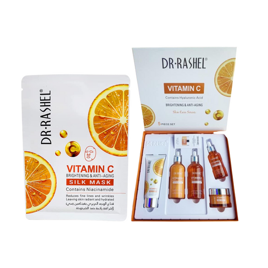 Dr Rashel Vitamin C 5 Piece Skin Care Set – Brightening Kit