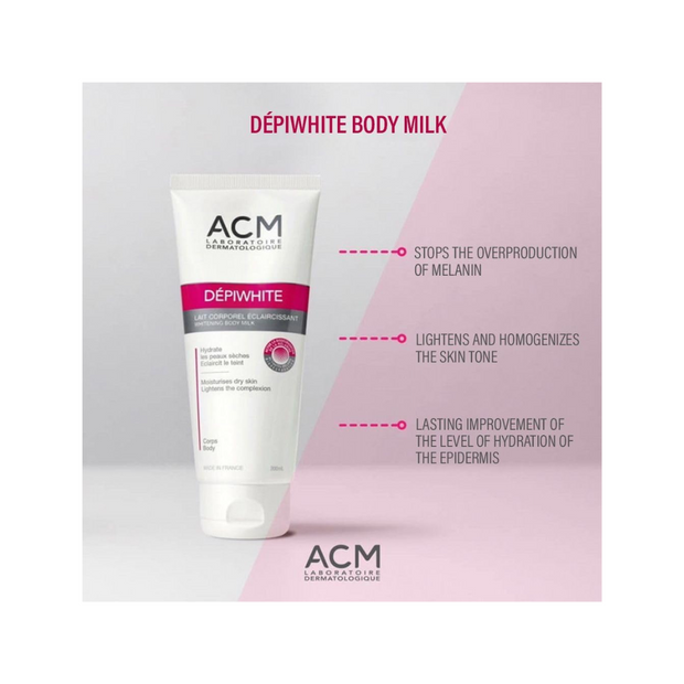 ACM Labo Depiwhite Whitening Body Milk – 200ml - Kodomo store