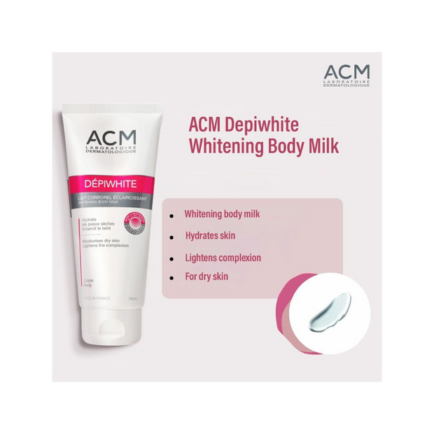 ACM Labo Depiwhite Whitening Body Milk – 200ml - Kodomo store