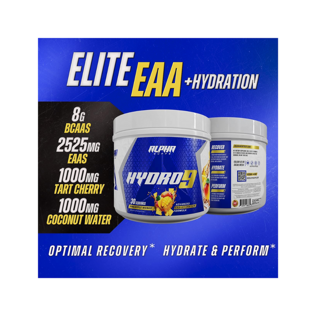 Alpha Supps Hydro 9 Aminos – 30 Servings - Kodomo store