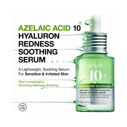 Anua Azelaic Acid 10% Redness Soothing Serum 30ml - Kodomo store