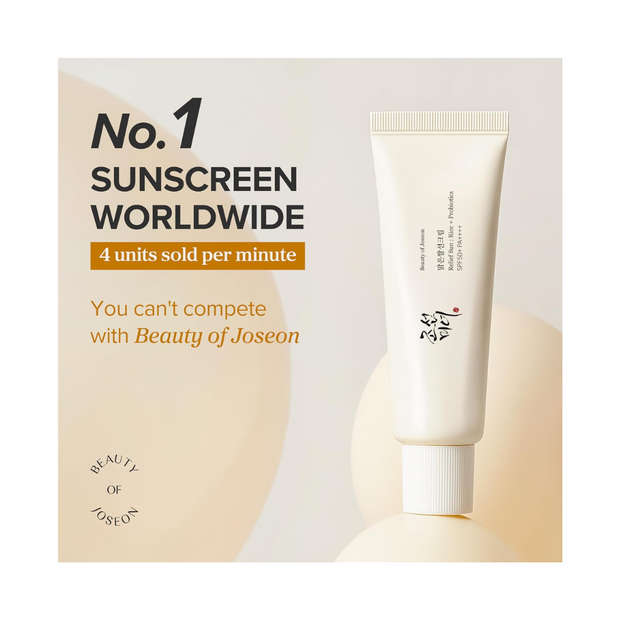 Beauty of Joseon Relief Sun: SPF50+ Sunscreen for Sensitive Skin - Kodomo store