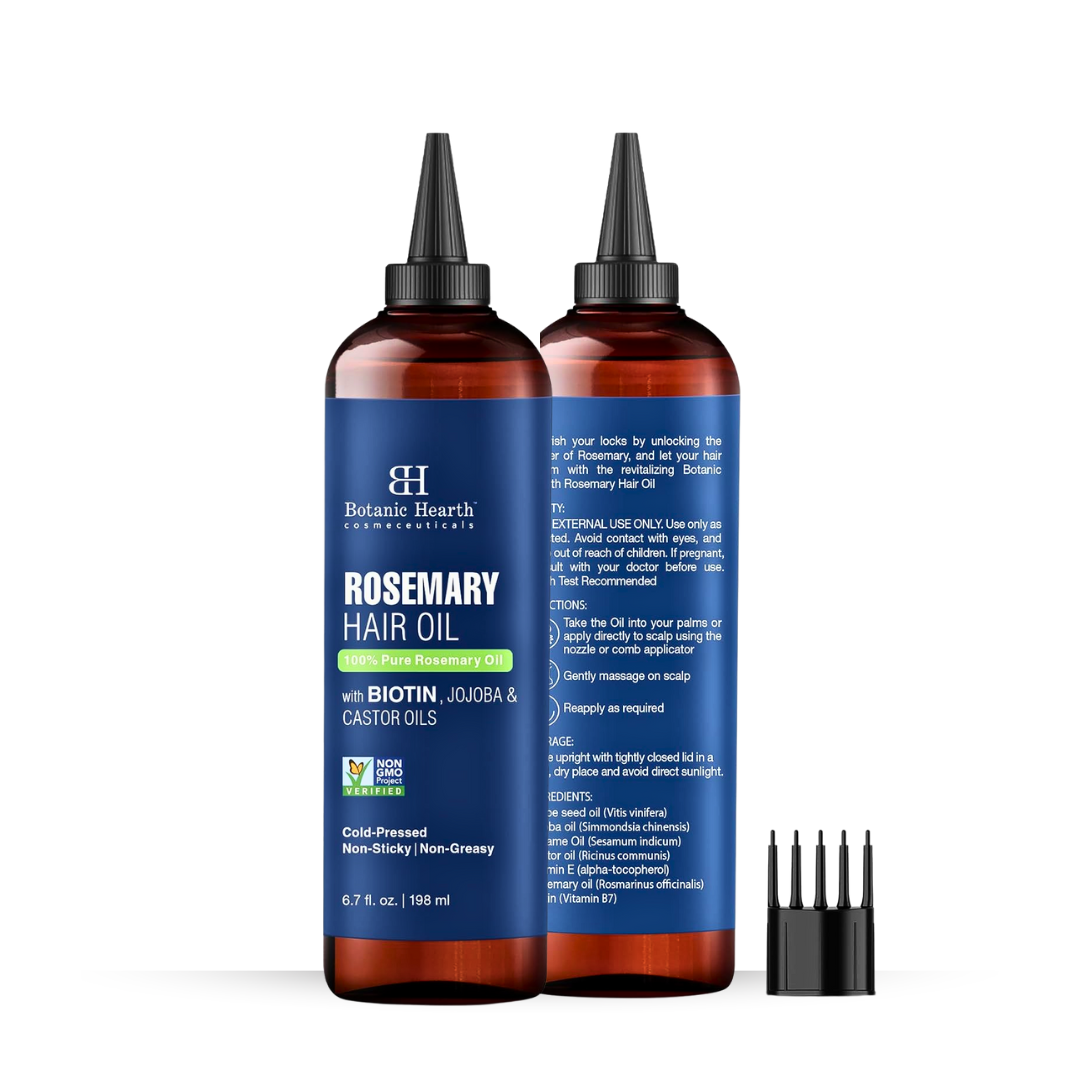 Botanic Hearth Rosemary Hair Oil with Biotin 198ml - Kodomo store