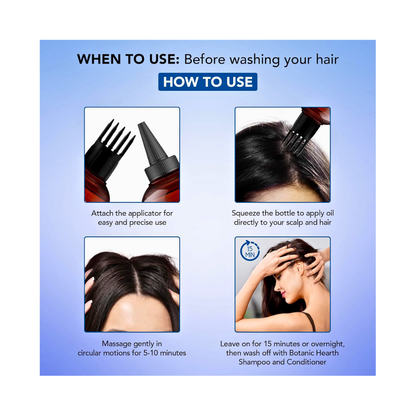 Botanic Hearth Rosemary Hair Oil with Biotin 198ml - Kodomo store