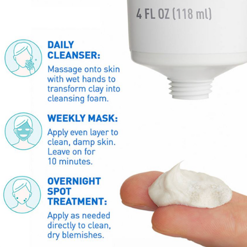 CeraVe Acne Foaming Cream Cleanser, 5 Fl Oz (Pack of 1) - Kodomo store