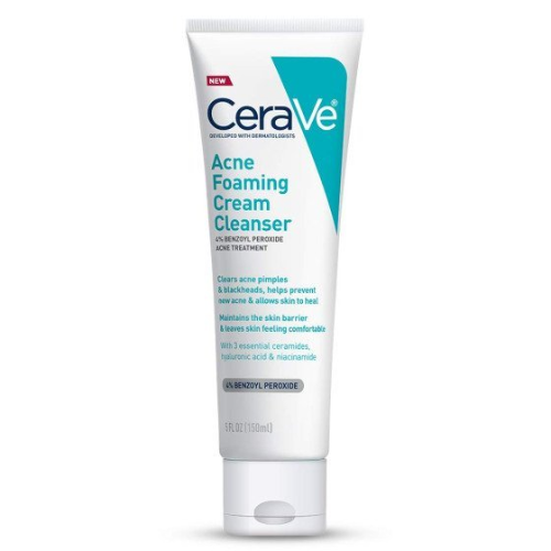CeraVe Acne Foaming Cream Cleanser, 5 Fl Oz (Pack of 1) - Kodomo store