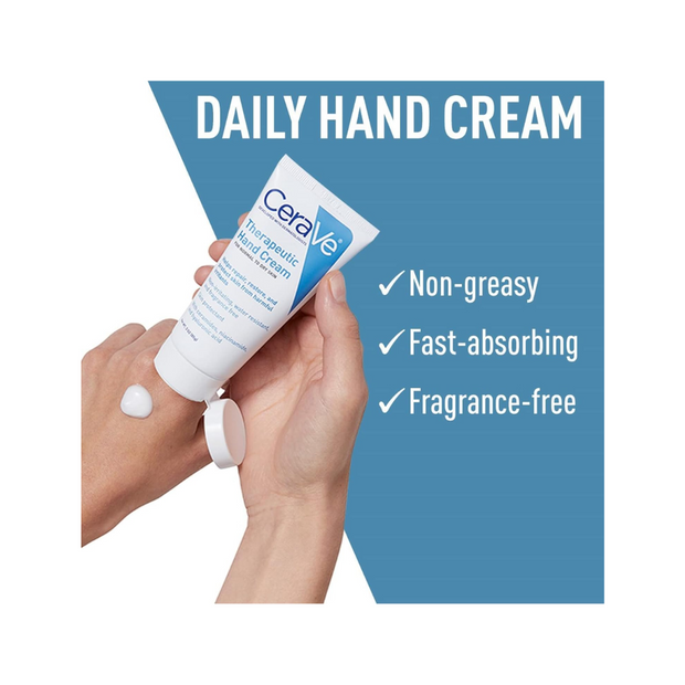 CeraVe Therapeutic Hand Cream with Hyaluronic Acid – 50ml - Kodomo store