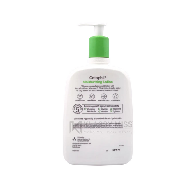 Cetaphil Moisturizing Lotion with Avocado Oil 591ml - Kodomo store
