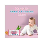 Cool & Cool Baby Wipes 40's – Alcohol Free – With Vitamin E - Kodomo store