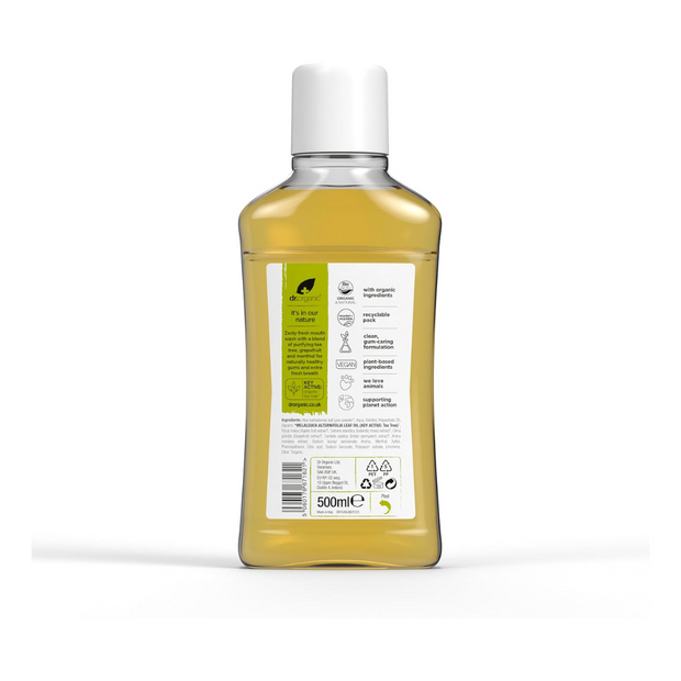 Dr.Organic Tea Tree Mouthwash – 500ml - Kodomo store