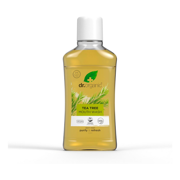 Dr.Organic Tea Tree Mouthwash – 500ml - Kodomo store