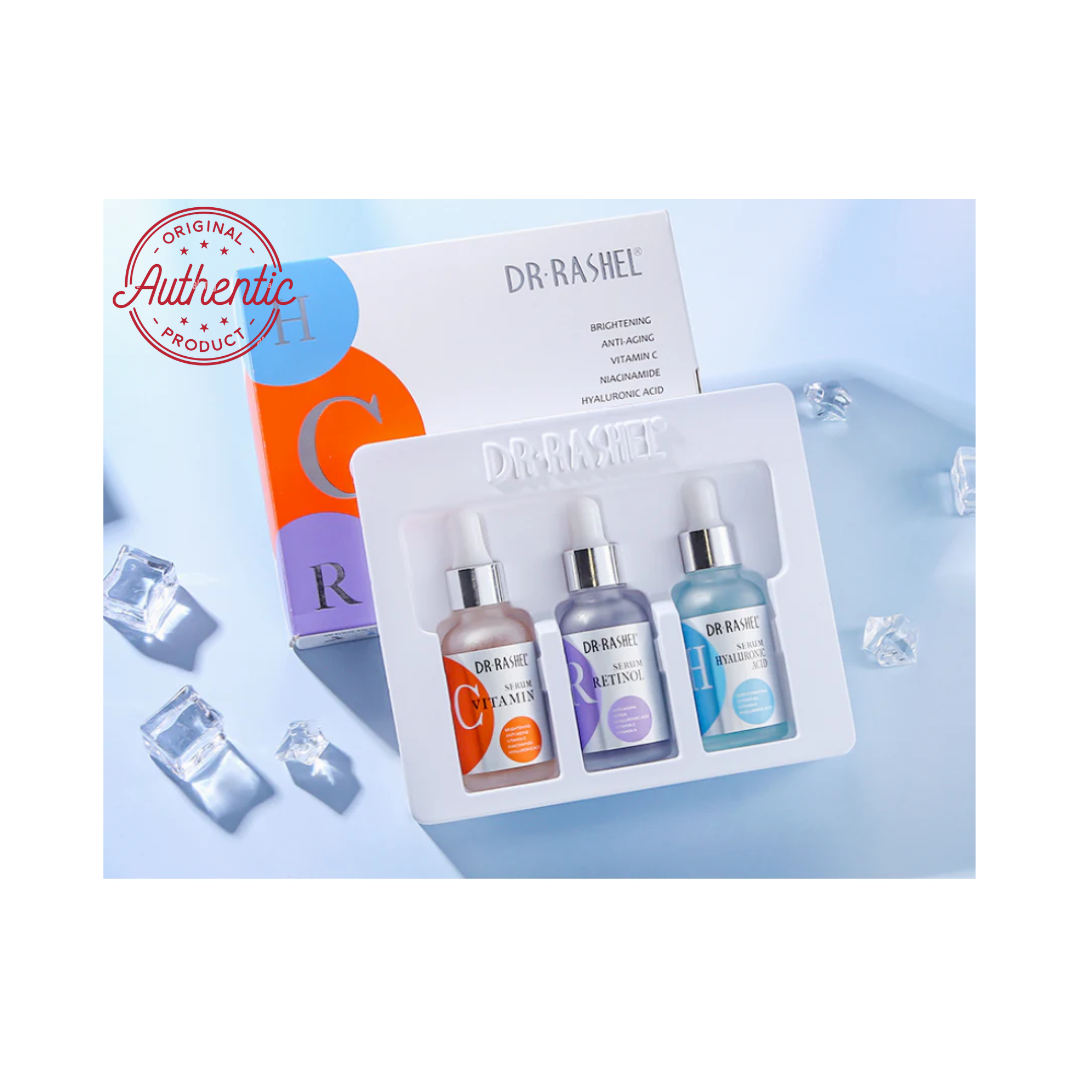 Dr. Rashel Complete Facial Serum Set (3-Pack) - Kodomo store
