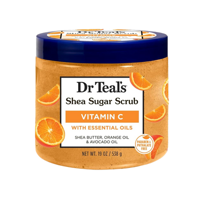 Dr Teal's Shea Sugar Citrus + Vitamin C Body Scrub