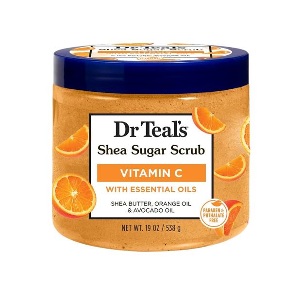 Dr Teal's Shea Sugar Citrus + Vitamin C Body Scrub
