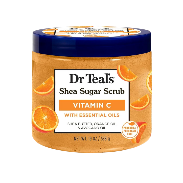Dr Teal's Shea Sugar Citrus + Vitamin C Body Scrub