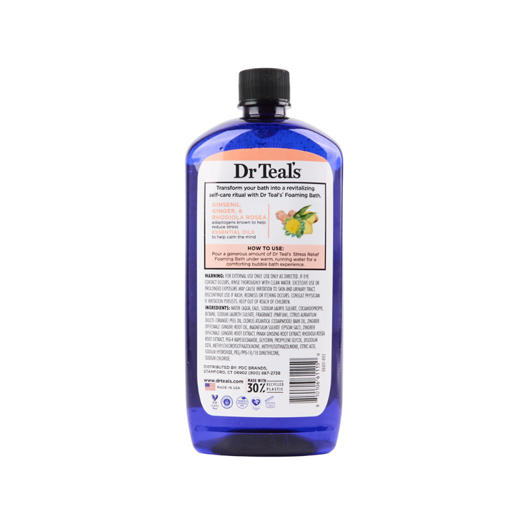Dr Teal’s Stress Relief Foaming Bubble Bath - 1000ml - Kodomo store