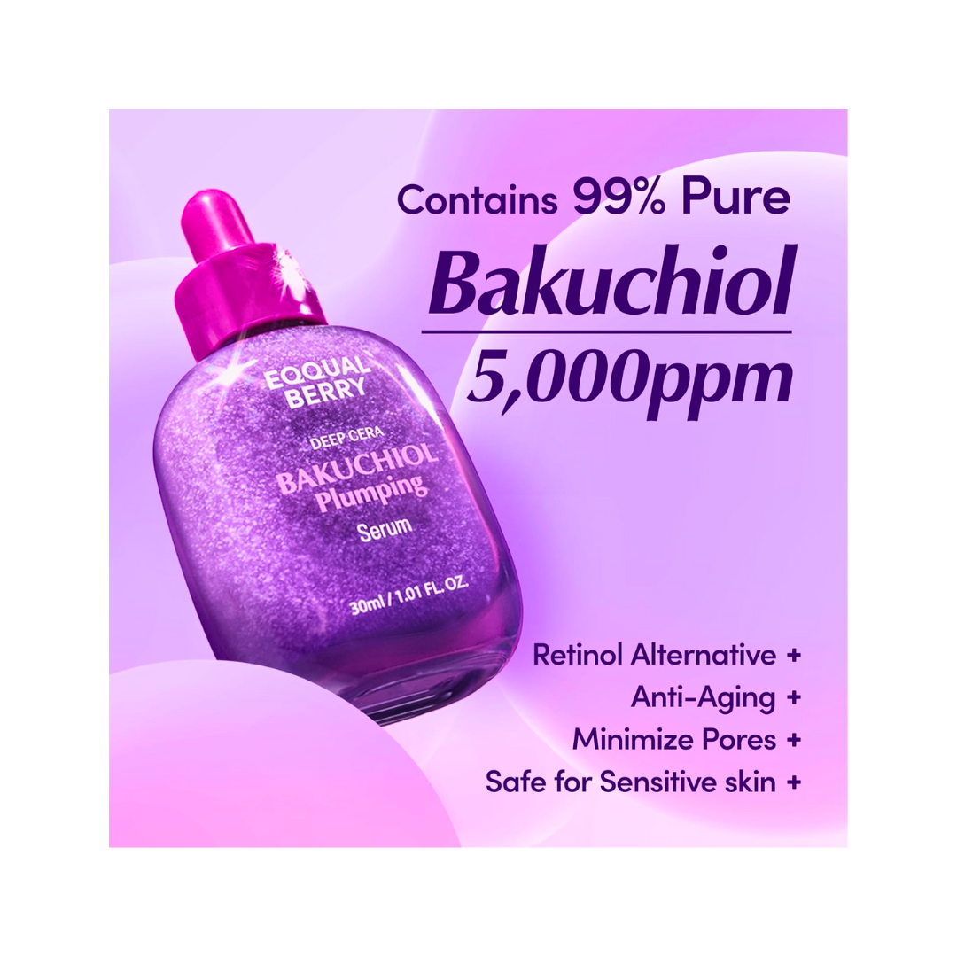 EQQUALBERRY Bakuchiol Plumping Serum 30ml - Kodomo store