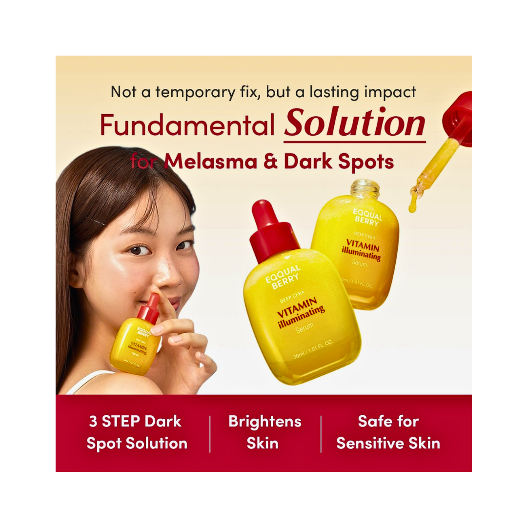 EQQUALBERRY Vitamin Illuminating Serum 30ml - Kodomo store