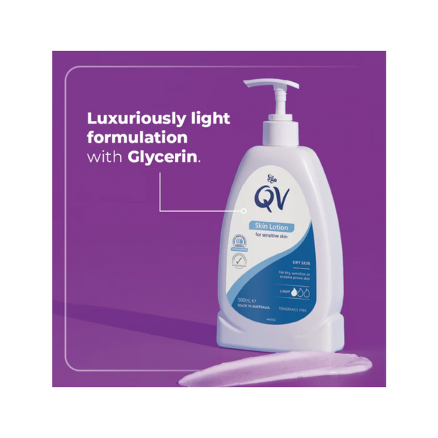 Ego QV Skin Lotion 500ml – Soothing Moisture for Dry - Kodomo store