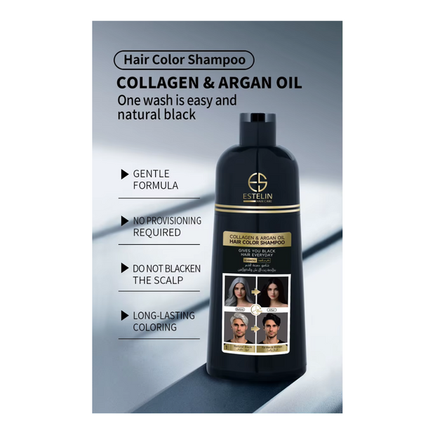 Estelin Collagen & Argan Oil Hair Color Shampoo - Kodomo store