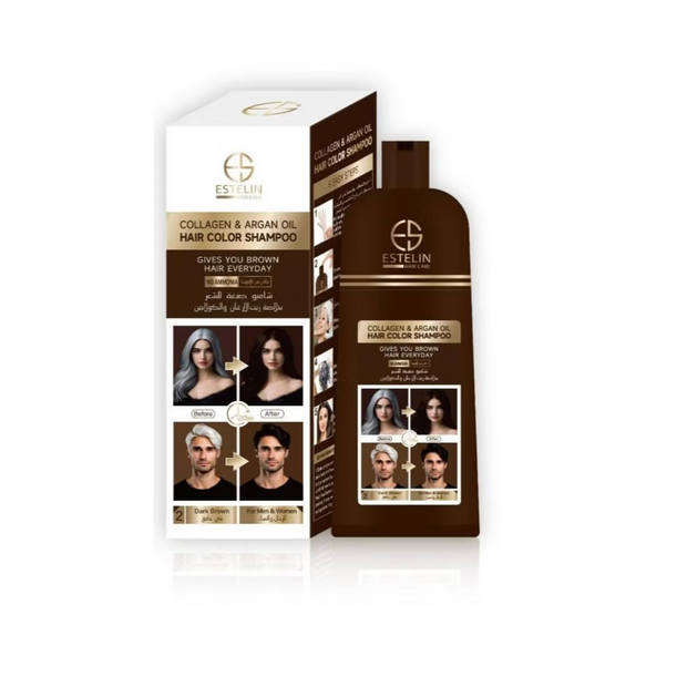 Estelin Collagen & Argan Oil Hair Color Shampoo - Kodomo store