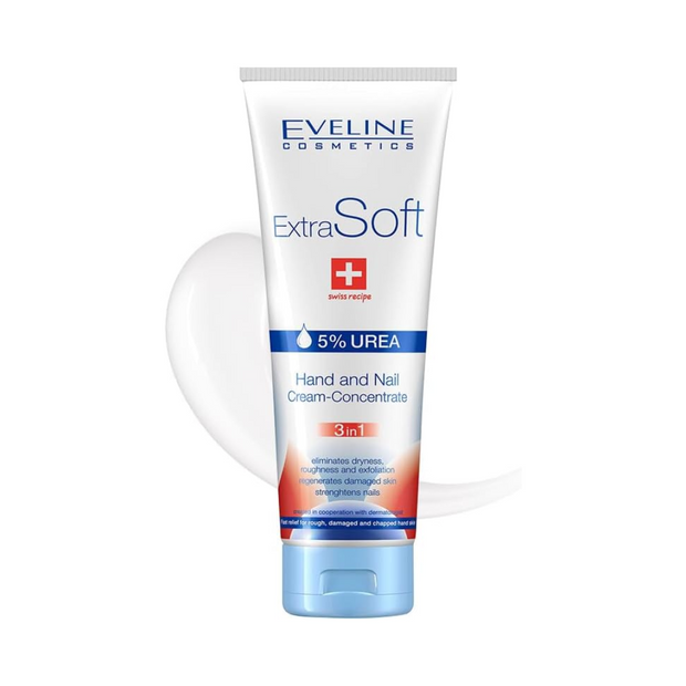 Eveline Cosmetics Extra Soft Hand and Nail Cream Concentrate 3in1 - Kodomo store