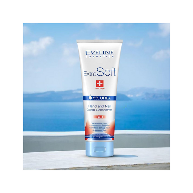 Eveline Cosmetics Extra Soft Hand and Nail Cream Concentrate 3in1 - Kodomo store