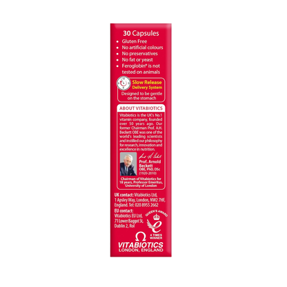 Vitabiotics Feroglobin Original – 30 Capsules