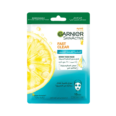 Garnier Fast Clear Serum Mask – 23g - Kodomo store