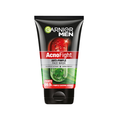 Garnier Men AcnoFight Anti-Pimple Face Wash 100g – Oil Control & Skin Repair - Kodomo store