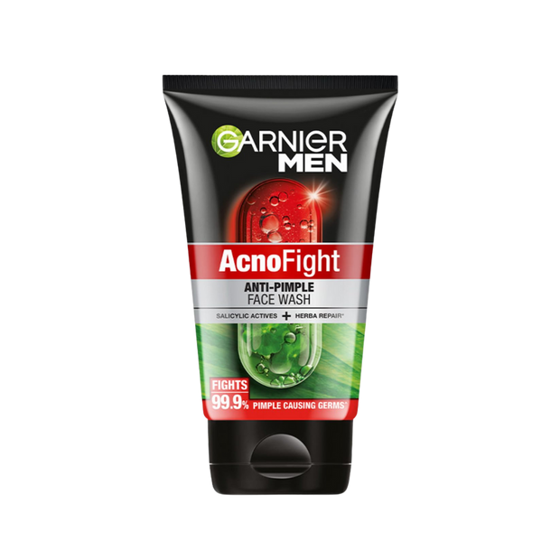 Garnier Men AcnoFight Anti-Pimple Face Wash 100g – Oil Control & Skin Repair - Kodomo store