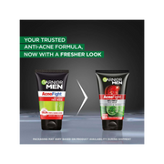 Garnier Men AcnoFight Anti-Pimple Face Wash 100g – Oil Control & Skin Repair - Kodomo store
