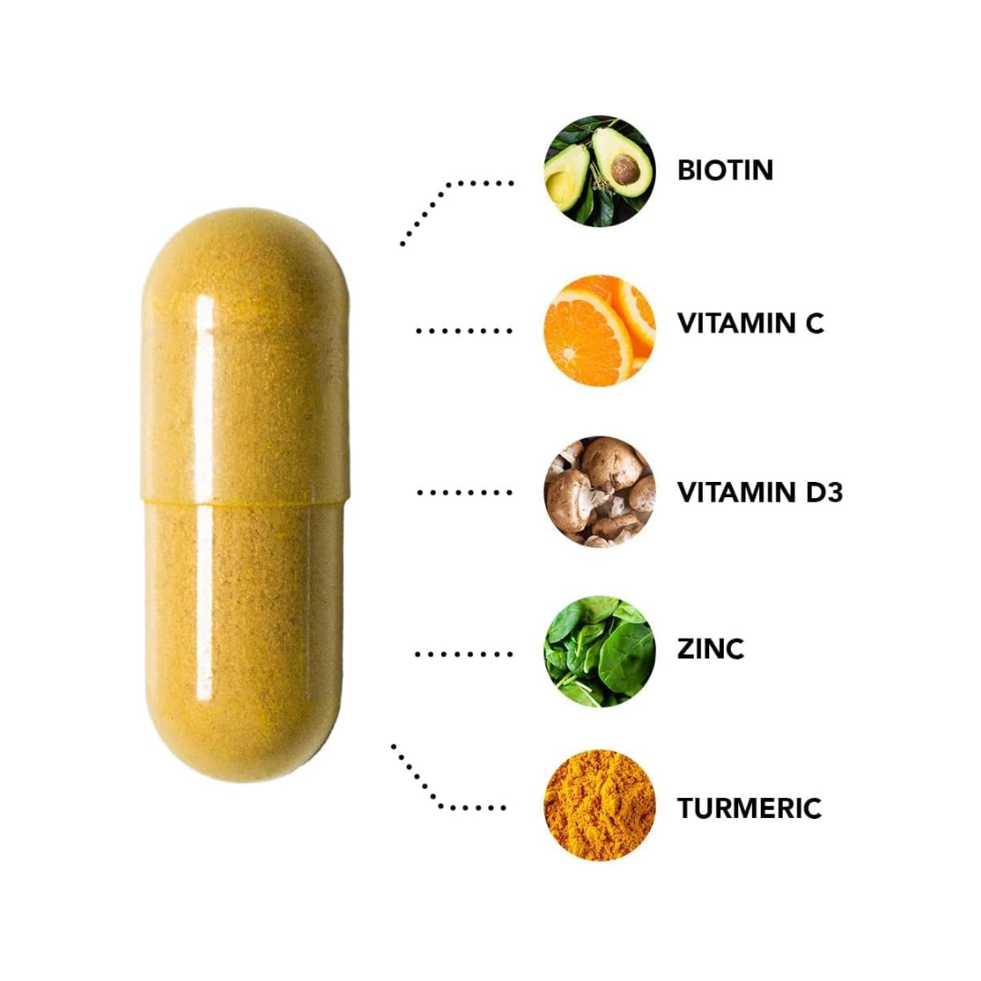 Hairtamin Vegan Hair Vitamins — Growth & Strength - Kodomo store