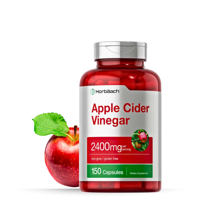 Horbäach Apple Cider Vinegar Capsules | 2400mg | 150 Count - Kodomo store